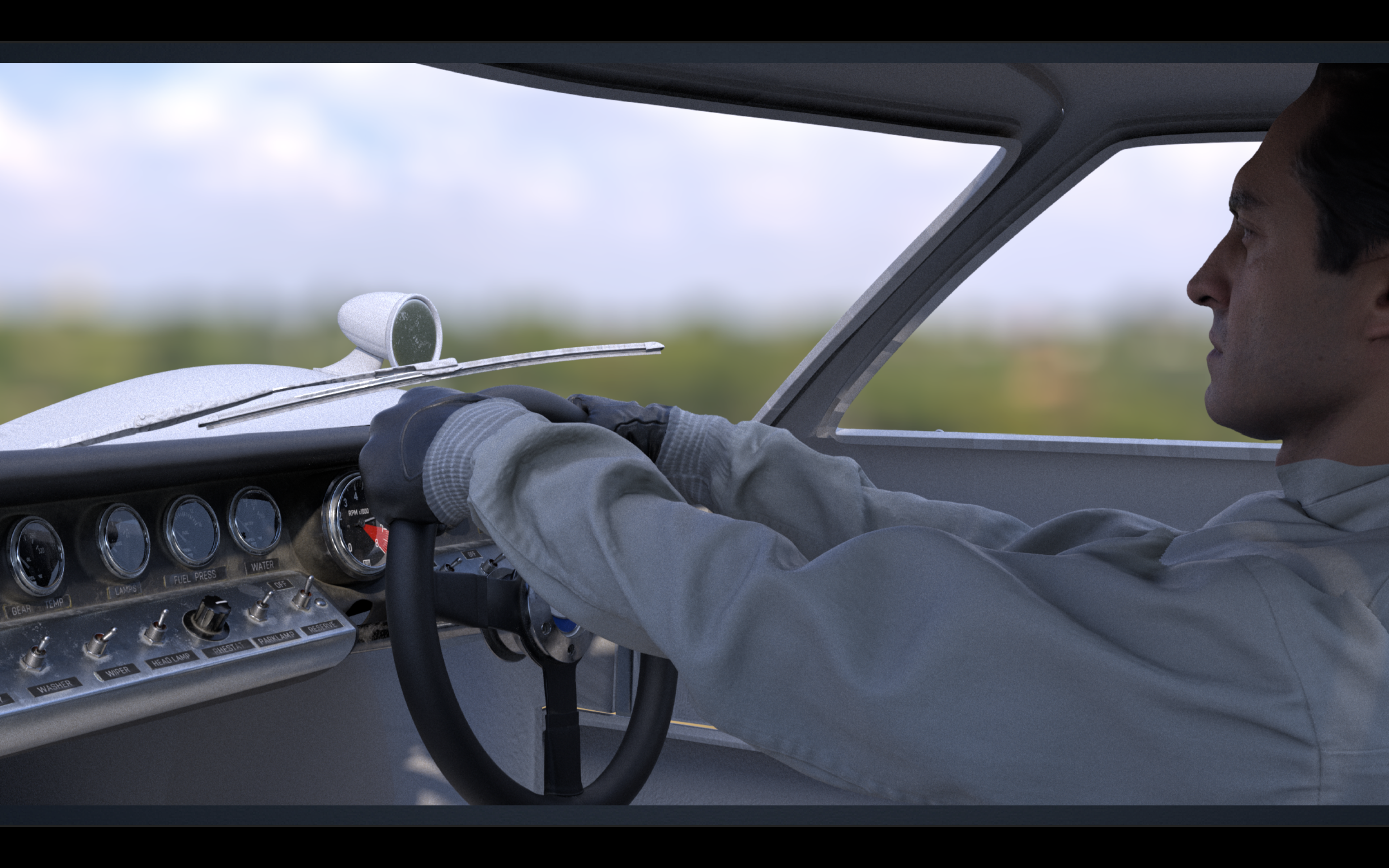 The Yard provided VFX on Ford v Ferrari including all the counters overlays.