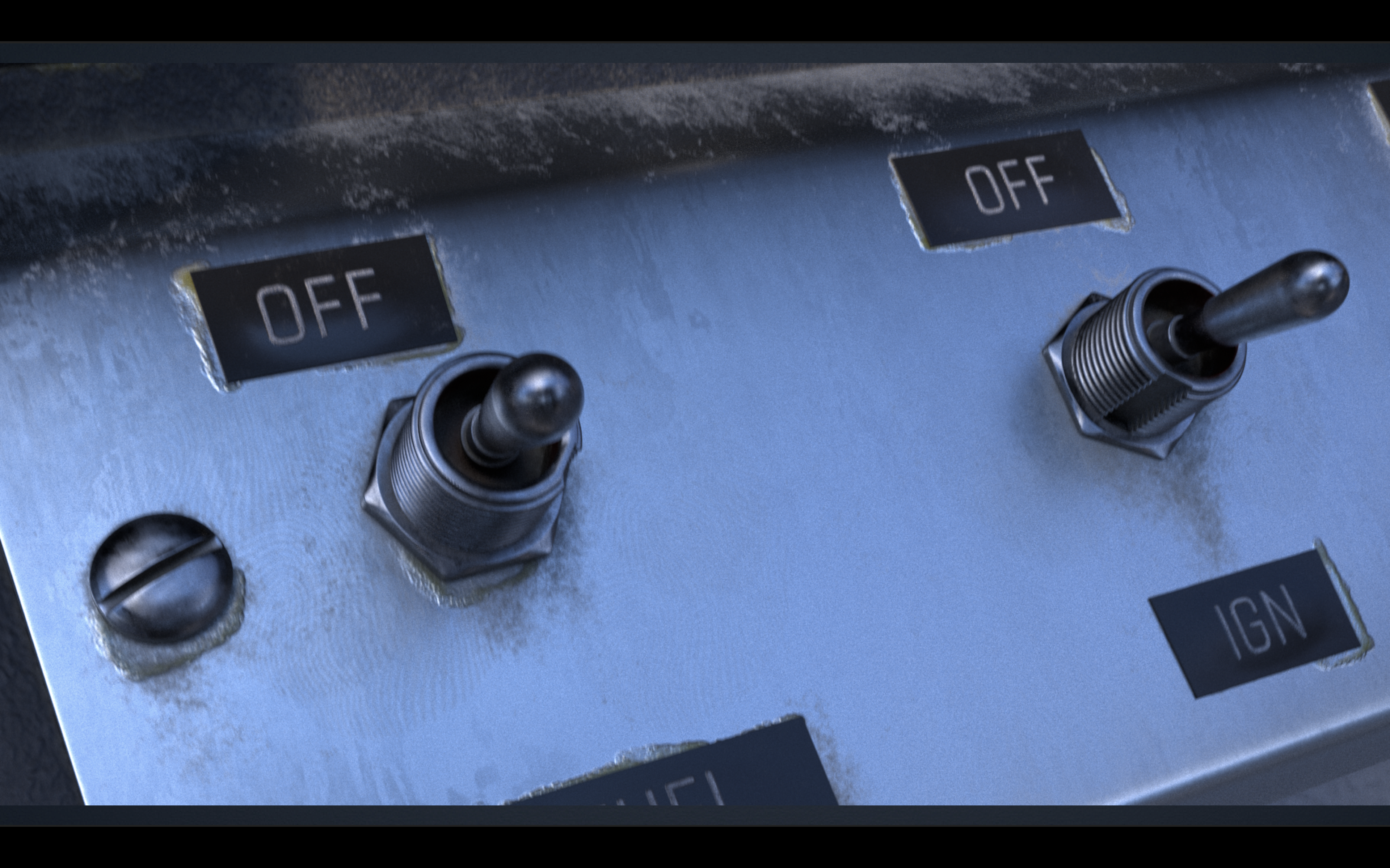 The Yard provided VFX for Ford v Ferrari including the work on the car dashboard, with counter overlays, finger prints, buttons, aso