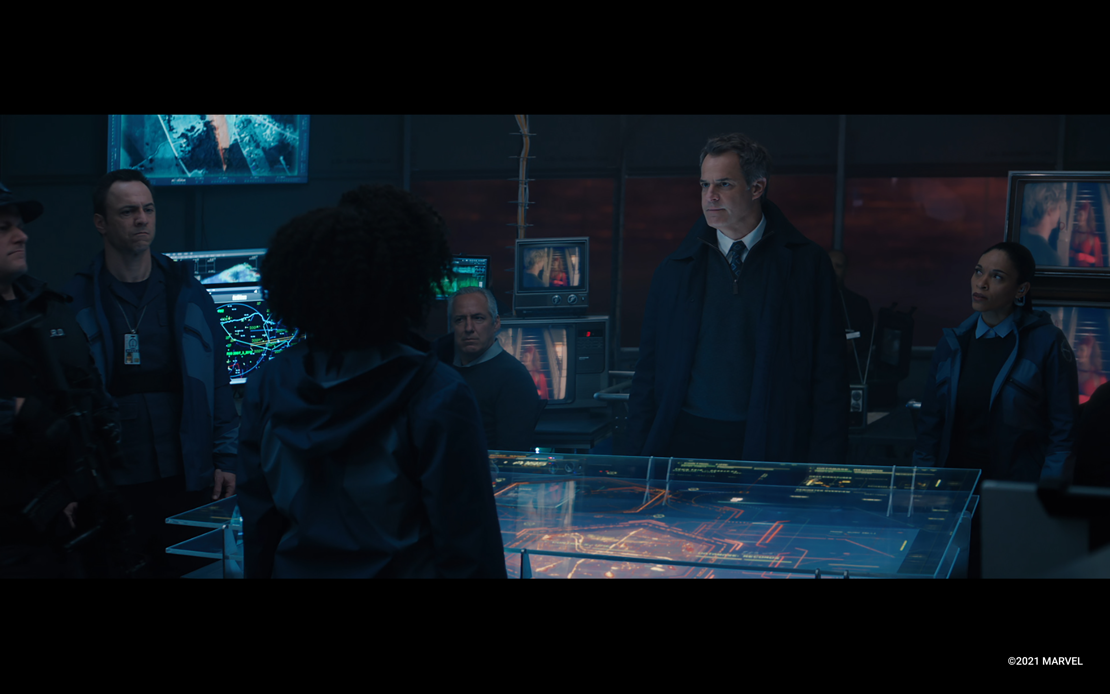 On Marvel's Wanda Vision, the teams of The Yard VFX took care of screen overlays and compositing.