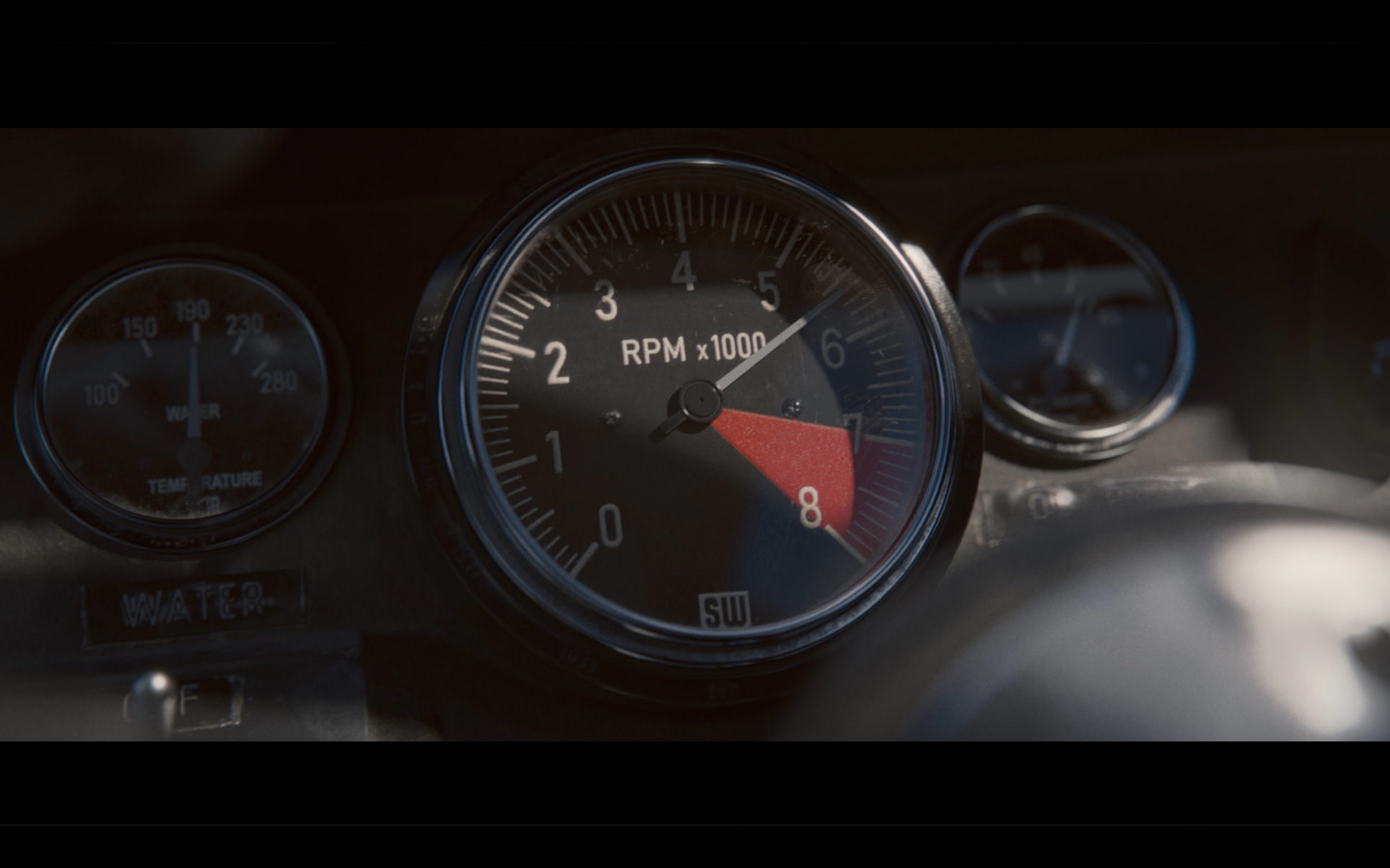 The Yard provided VFX for Ford v Ferrari including the work on the car dashboard, with counter overlays, finger prints, buttons, aso