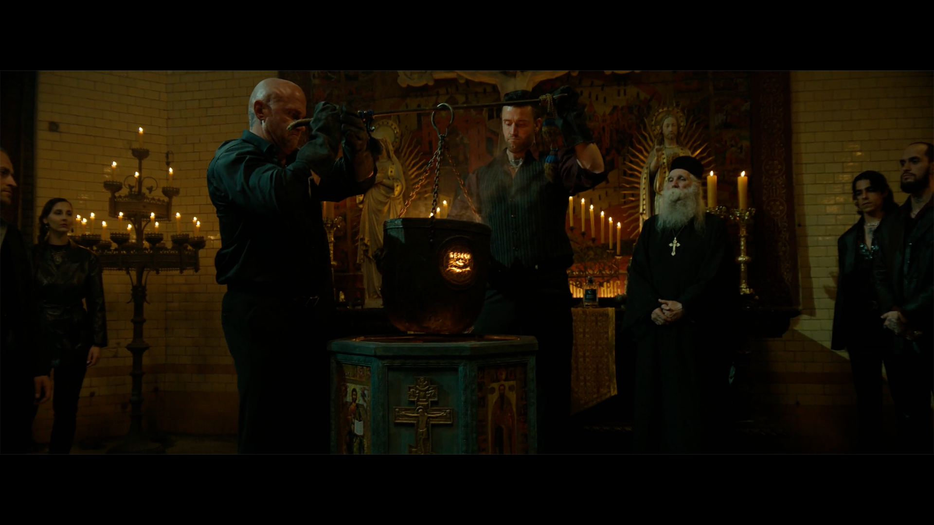 CG fire effect for John Wick : Chapter 4 made by The Yard VFX