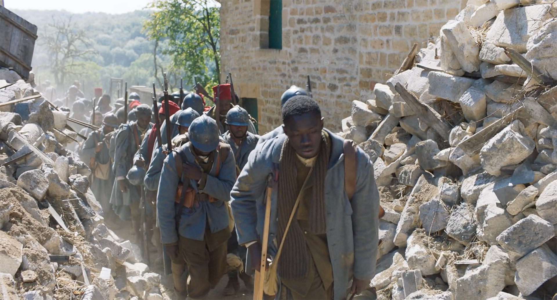 Father and Soldier, directed by Mathieu Vadepied, VFX by The Yard