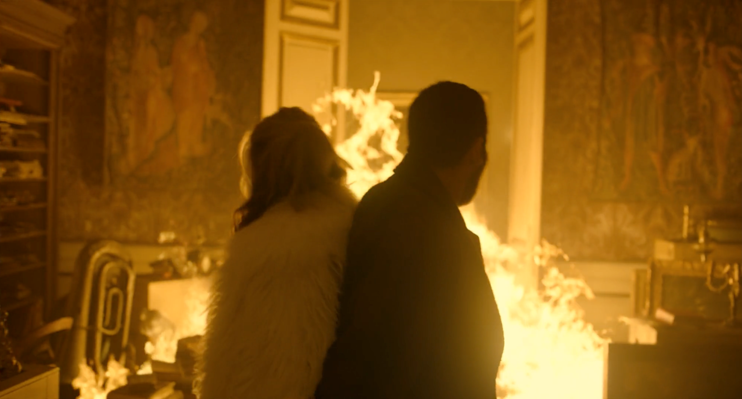 On Murder Mystery 2, The Yard VFX provided extensive CG fire effects and simulations.