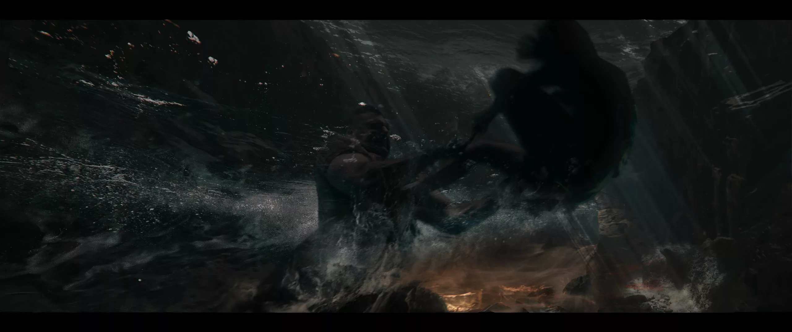 For the Drain sequence of "Indiana Jones and the Dial of Destiny", the France-based VFX studio The Yard developed some visual concepts to define the inner environment of the drain and the movements of water around the characters.