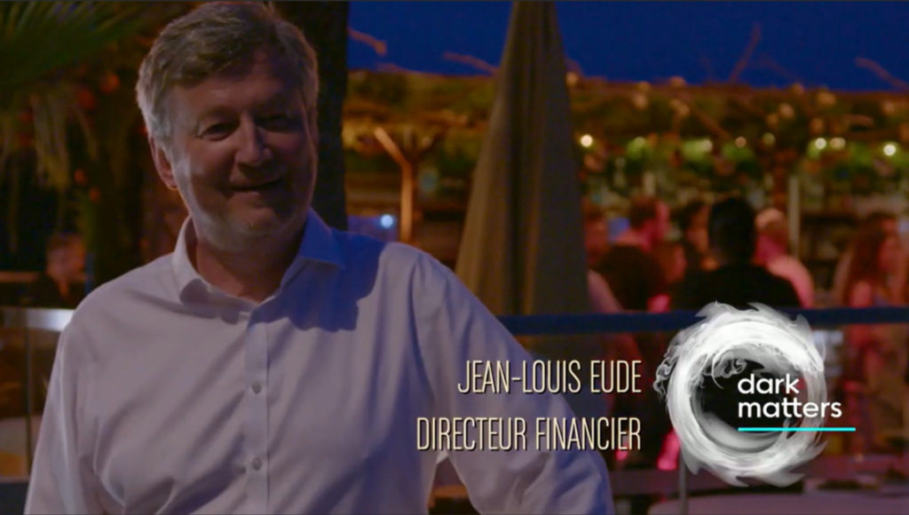 Jean-Louis Eude, CFO, Dark Matters, talking at the opening of The Yard VFX in Montpellier.