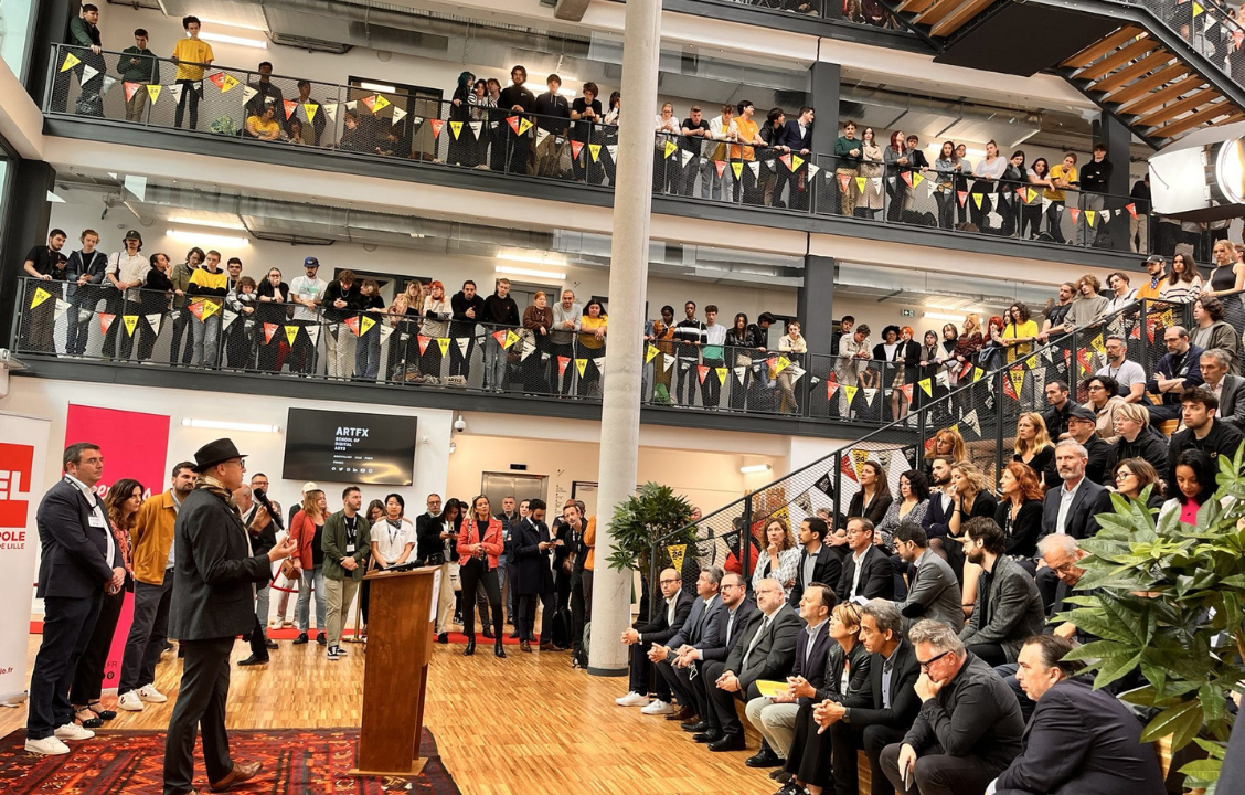 As a key strategic partner, The Yard team participated in the inauguration of ArtFX's new campus in Lille.