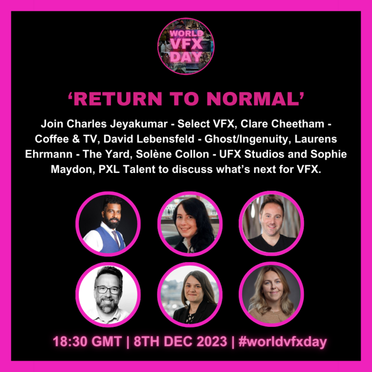 Laurens Ehrmann, CEO of The Yard, will participate on a roundtable discussion about the 'Return to Normal' during World VFX Day,