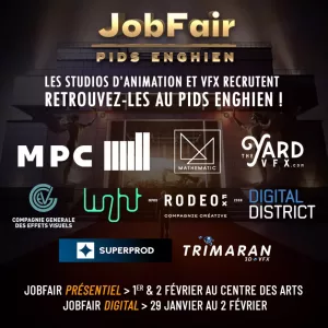 JOBFAIR2024-ALLSTUDIOS-InstagramPost-1080x1080-copie-1024x1024 The Yard is looking forward to meet with graduating students and talent seeking employment at the Job Fair organized by the 2024 PIDS event in Enghien-les-Bains.