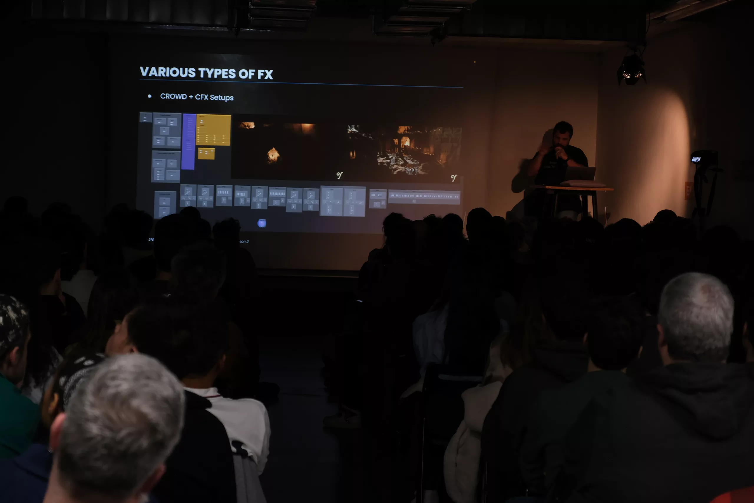 Fabian Nowak, Head of FX at Paris-based VFX studio The Yard, delved into various types of FX, including particles, volumes, vellum, and crowd, crafted for The Rings of Power Season 2
