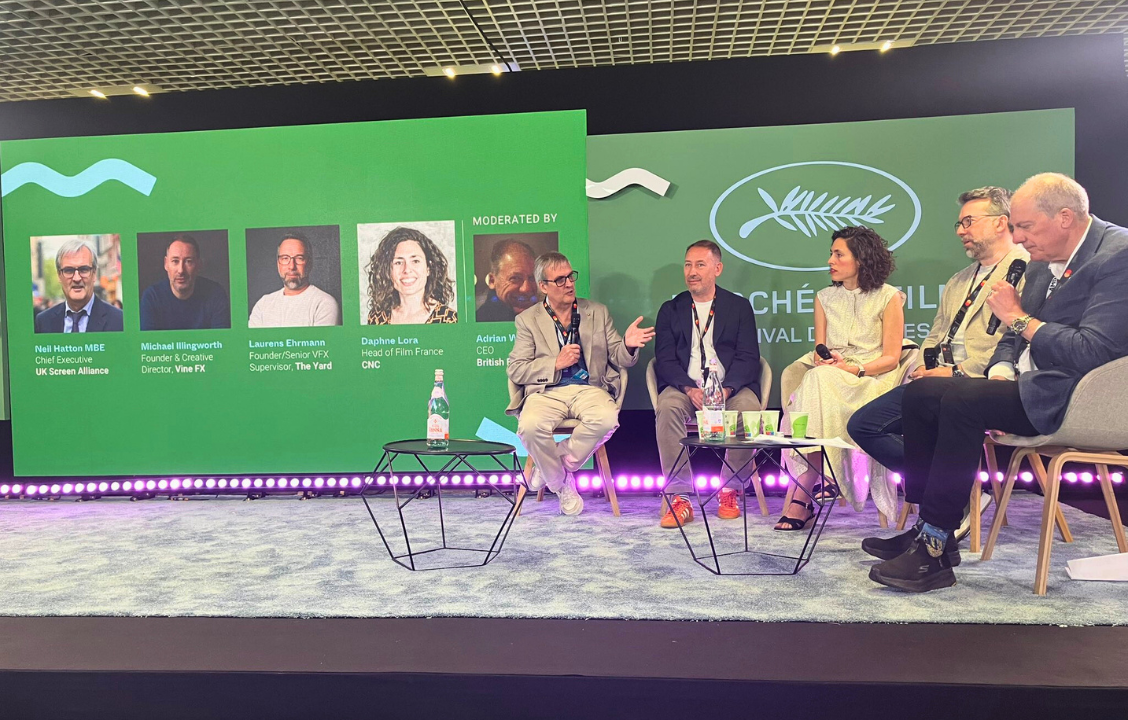 Laurens Ehrmann, founder and Senior VFX Supervisor at french VFX studio The Yard, was invited to talk at Marché du Film at 2025 Cannes Film Festival, about his experience on cross-Channel productions for international series and films.