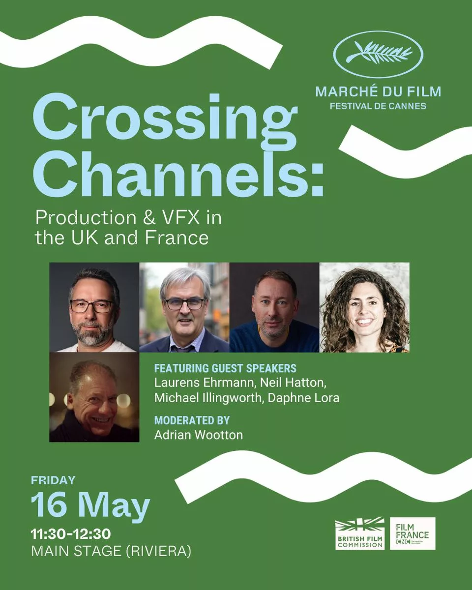 Learn more about this insightful panel from Marché du Film during the 2025 Cannes Film Festival, brought by the British Film Commission in partnership with Film France - CNC, to which the France based VFX studio The Yard participated.