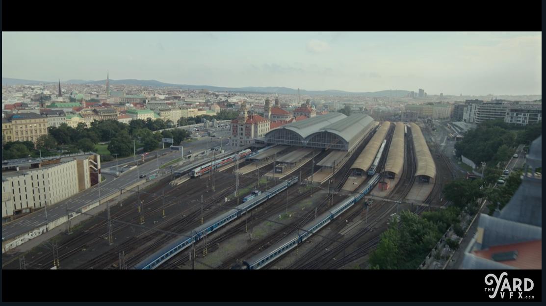 For "The Gray Man", the France-based VFX studio The Yard was in charge of creating 8 CG environments including a strain station.