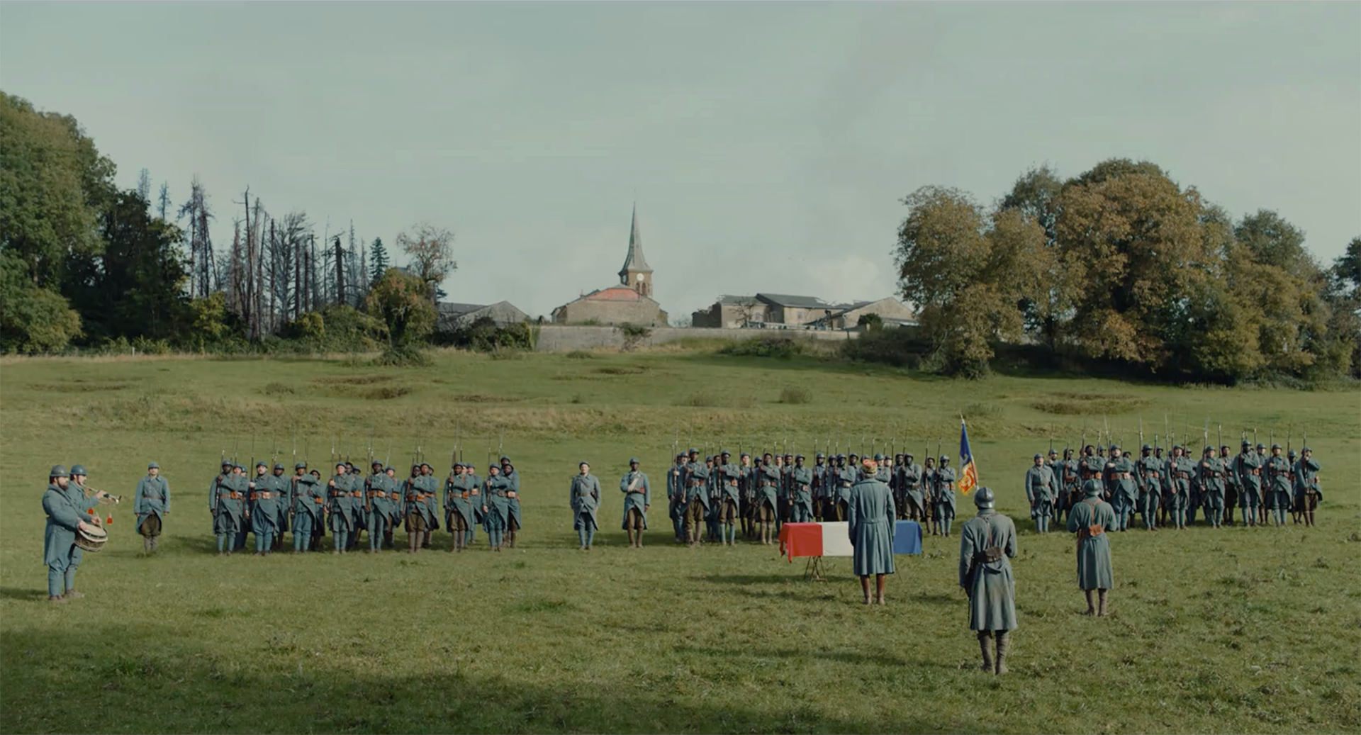 Final shot for Father and Soldier, VFX by The Yard