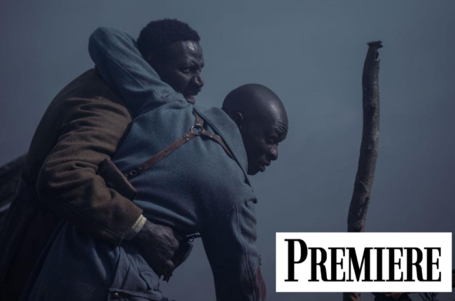 Les comédiens Omar Sy et Alassane Diong dans une scène du film "Tirailleurs" de Mathieu Vadepied. (MARIE-CLÉMENCE DAVID © 2022 - UNITÉ - KOROKORO - GAUMONT - FRANCE 3 CINÉMA - MILLE SOLEILS - SYPOSSIBLE AFRICA) dont les effets spéciaux numériques ont été faits par The Yard VFX.