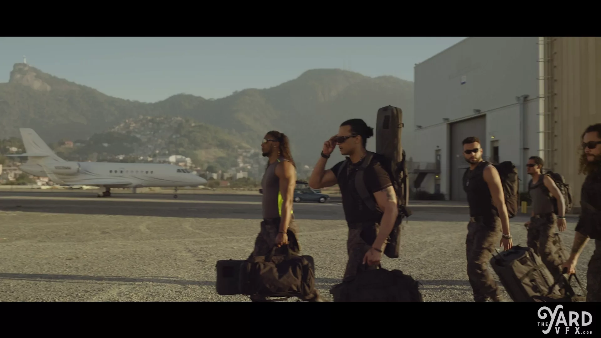 The Yard VFX provided VFX, including DMP works, on The Gray Man, for Netflix, on CG environments