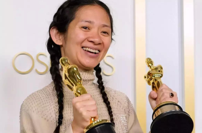 Chloei Zhao receives three Oscars for Nomadland with VFX by The Yard