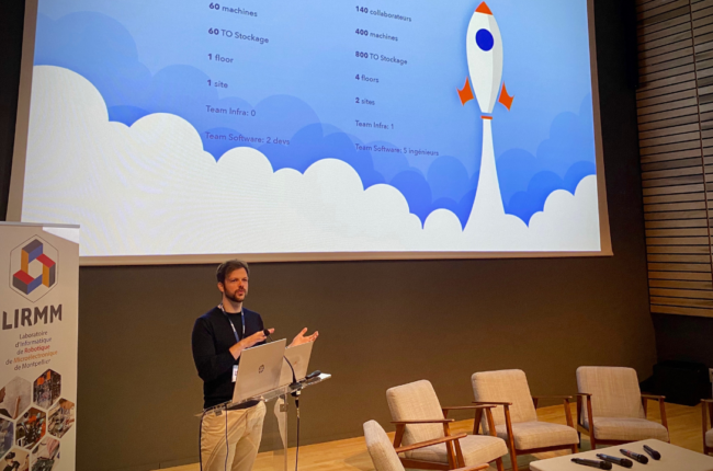 Alexis Oblet, CTO of The Yard VFX, participated in three conferences on the opening day of the J.FIG 2023 event in Montpellier.