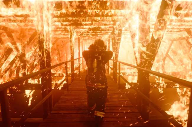 The Yard used Think Accelerated's Axiom to create the FX on 'Notre Dame on Fire'