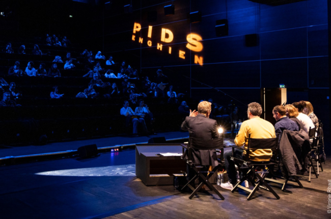 Laurens Ehrmann, CEO of The Yard, participated in a roundtable discussion about France's prospects on the global VFX market at PIDS 2024. Photo Credits : Virginie Ribaut