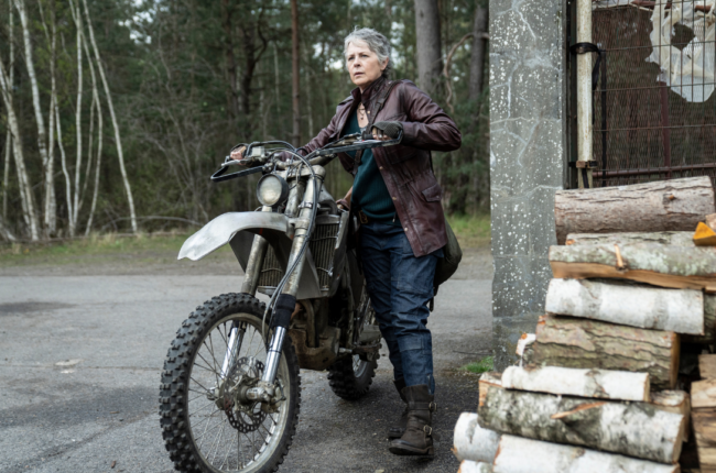Melissa McBride as Carol Peletier in 'The Walking Dead: Daryl Dixon' Season 2 AMC Networks, a series for which France VFX studio The Yard provided its expertise.