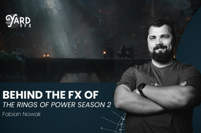 Fabian NOWAK, head of FX at the France-based VFX studio The Yard, hosted a presentation on the FX simulations crafted for The Rings of Power Season 2.