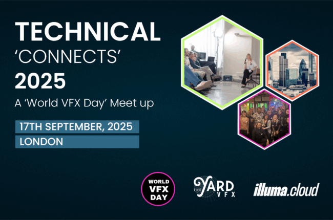 The Yard VFX London is proud to host the very first edition of a brand-new in-person meet up series of events, organized by World VFX Day.