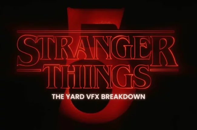 Discover some of the work that France-based VFX studio The Yard delivered for Stranger Things 5, the iconic Netflix series.