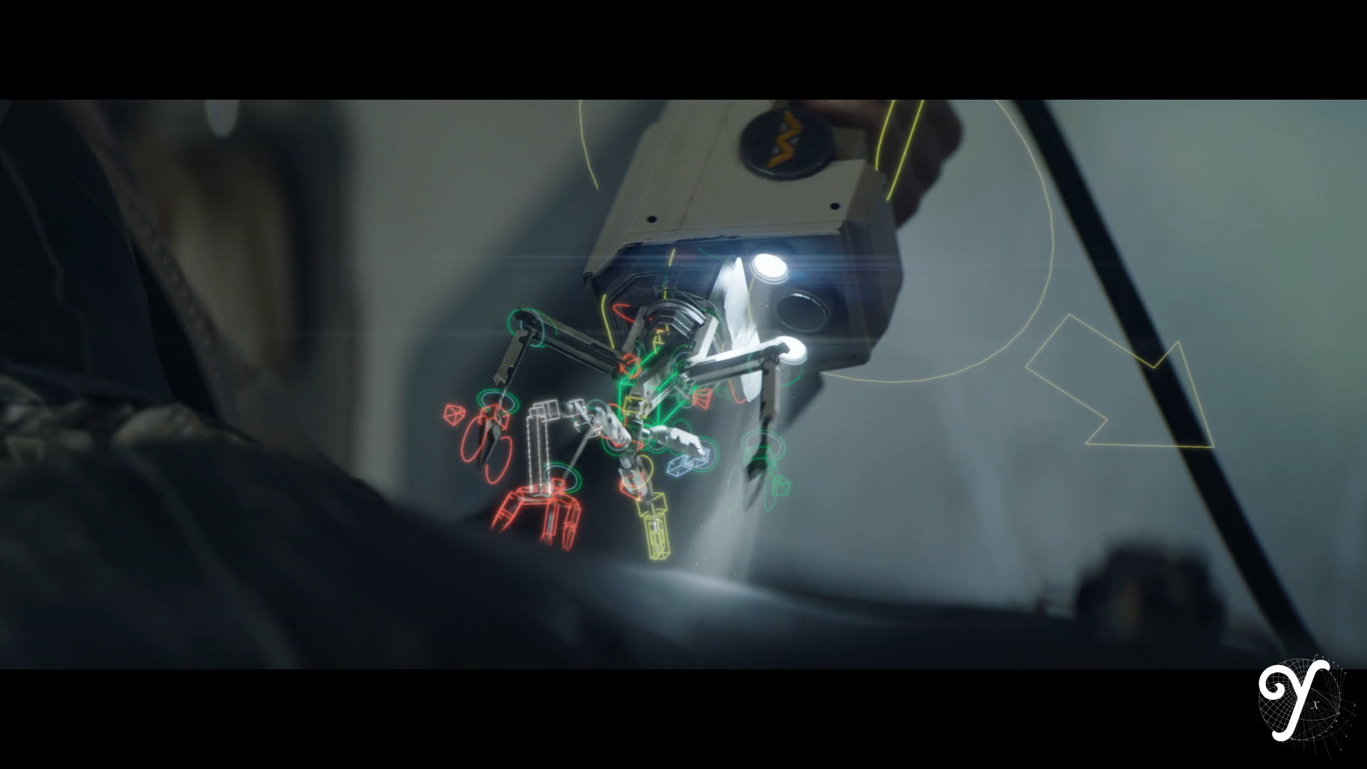 For Predator Badlands, The Yard team designed 3D concepts of the healing device used by Thia, the synthetic character.