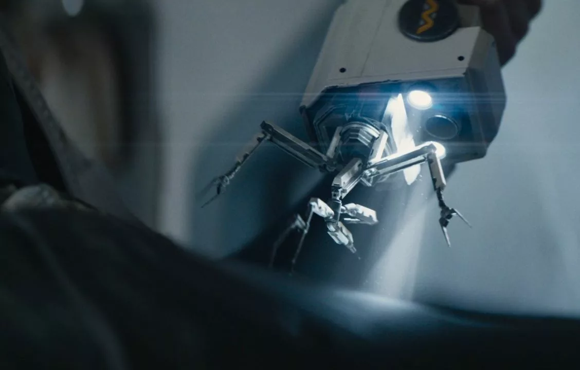 For Predator Badlands, The Yard team designed 3D concepts of the healing device used by Thia, the synthetic character.