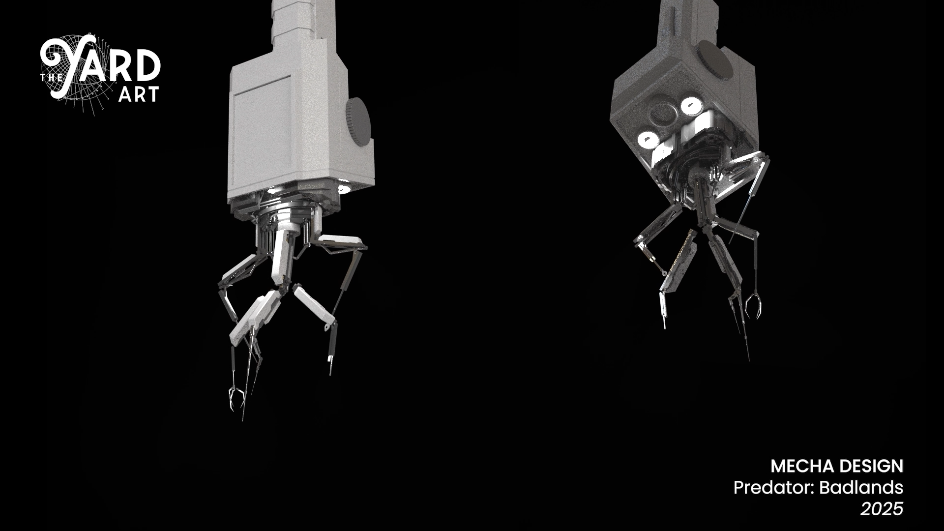 For Predator Badlands, The Yard team designed 3D concepts of the healing device used by Thia, the synthetic character.