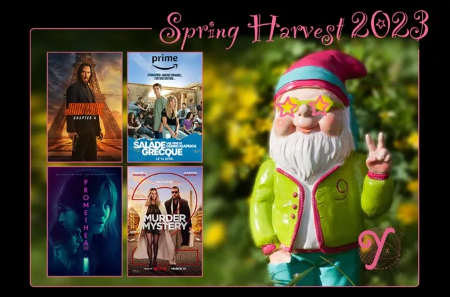 Catch up on the films and series released in Spring 2023, for which The Yard provided VFX works : John Wick Chapter 4, Greek Salad, Promethea, Murder Mystery 2