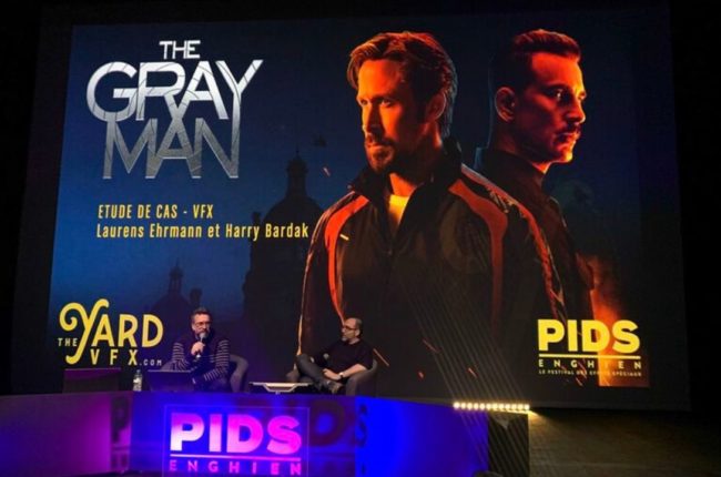 Laurens Ehrmann, Founder and Senior VFX Supervisor and Harry Bardak, Head of VFX from The Yard VFX present a case study on the VFX created for The Gray Man at PIDS 2023 event.