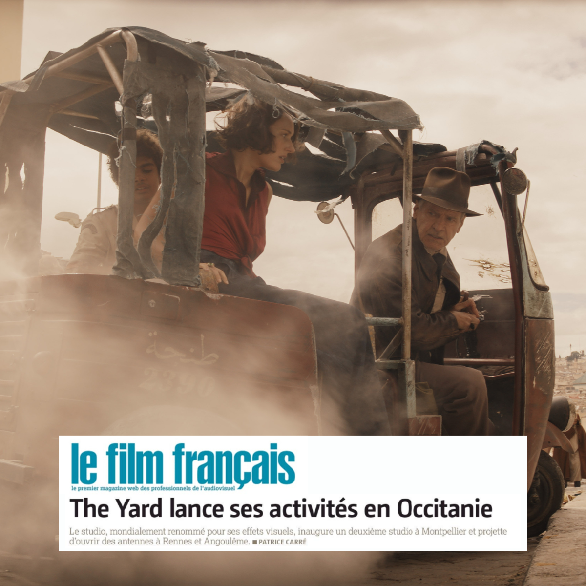 Le Film Français publie un article à propos de l'ouverture de The Yard à Montpellier.