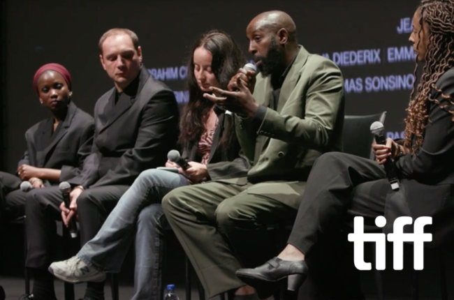 Ladj Ly hosted a Q&A session at the end of the premiere of Les Indesirables (Batiment 5) at TIFF 2023 (Toronto International Film Festival 2023)