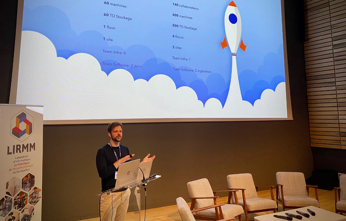 Alexis Oblet, CTO of The Yard VFX, participated in three conferences on the opening day of the J.FIG 2023 event in Montpellier.