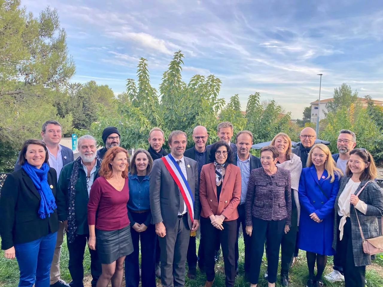 Laurens Ehrmann, CEO of The Yard, and representatives from the winning France 2030 projects met with France's Minister of Culture, Rima Abdul-Malak and Montpellier's President, Mickaël Delafosse, during a series of roundtable on the growth of the film industry in the Occitanie region