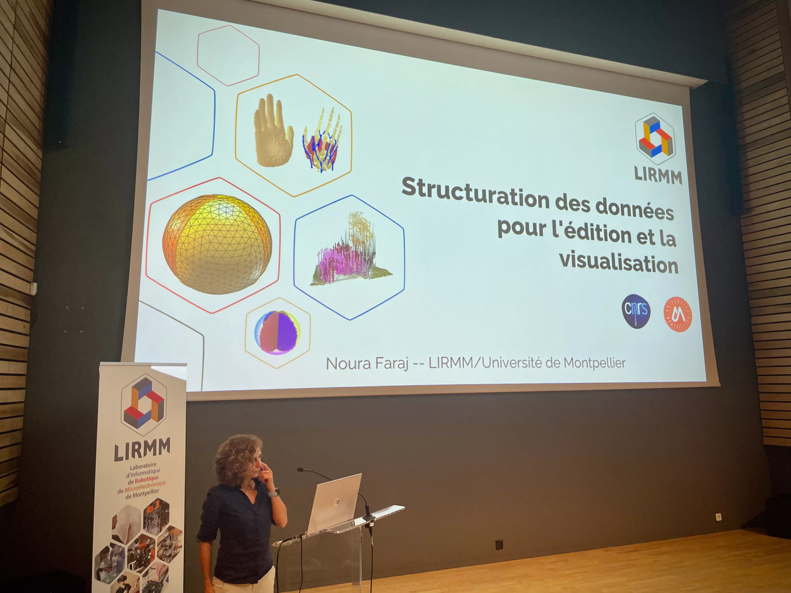 Noura Faraj, Associate Professor at LIRMM Montpellier, France, organized the 2023 JFIG event, gathering researchers and professionals in CG fields and invited Alexis Oblet, CTO of The Yard VFX to participate in the three-day conference.
