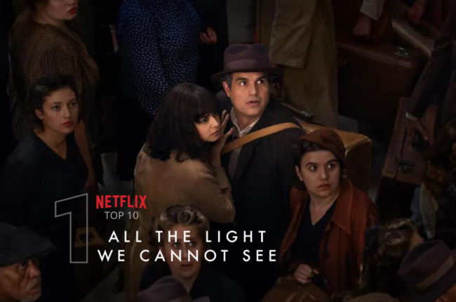 'All The Light We Cannot See', the four-part limited series directed by Shawn Levy, featuring VFX by The Yard, is currently ranked #1 on Netflix.