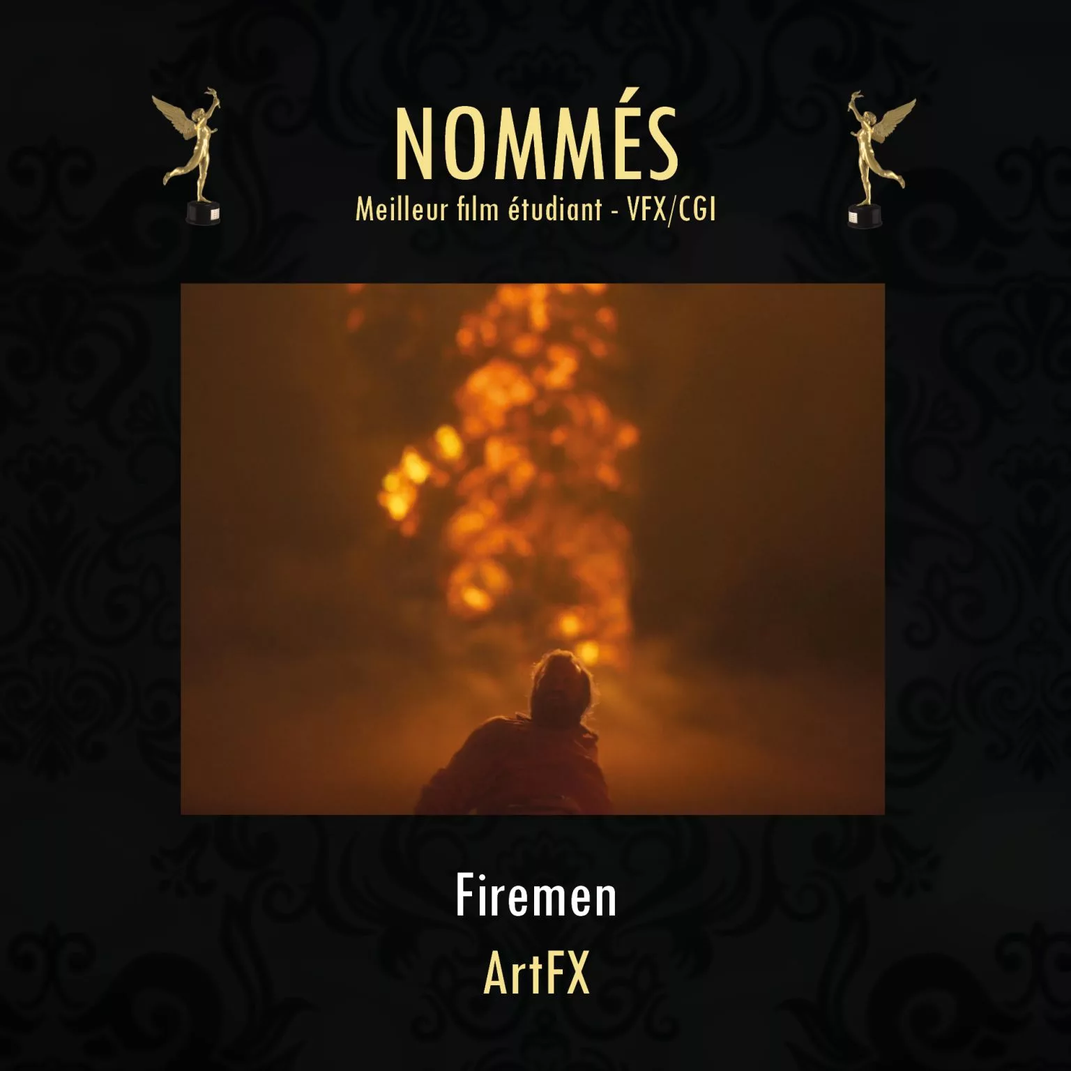 The ArtFX's VFX Student Film Project, 'Firemen', is nominated to 2024 Genie Award.