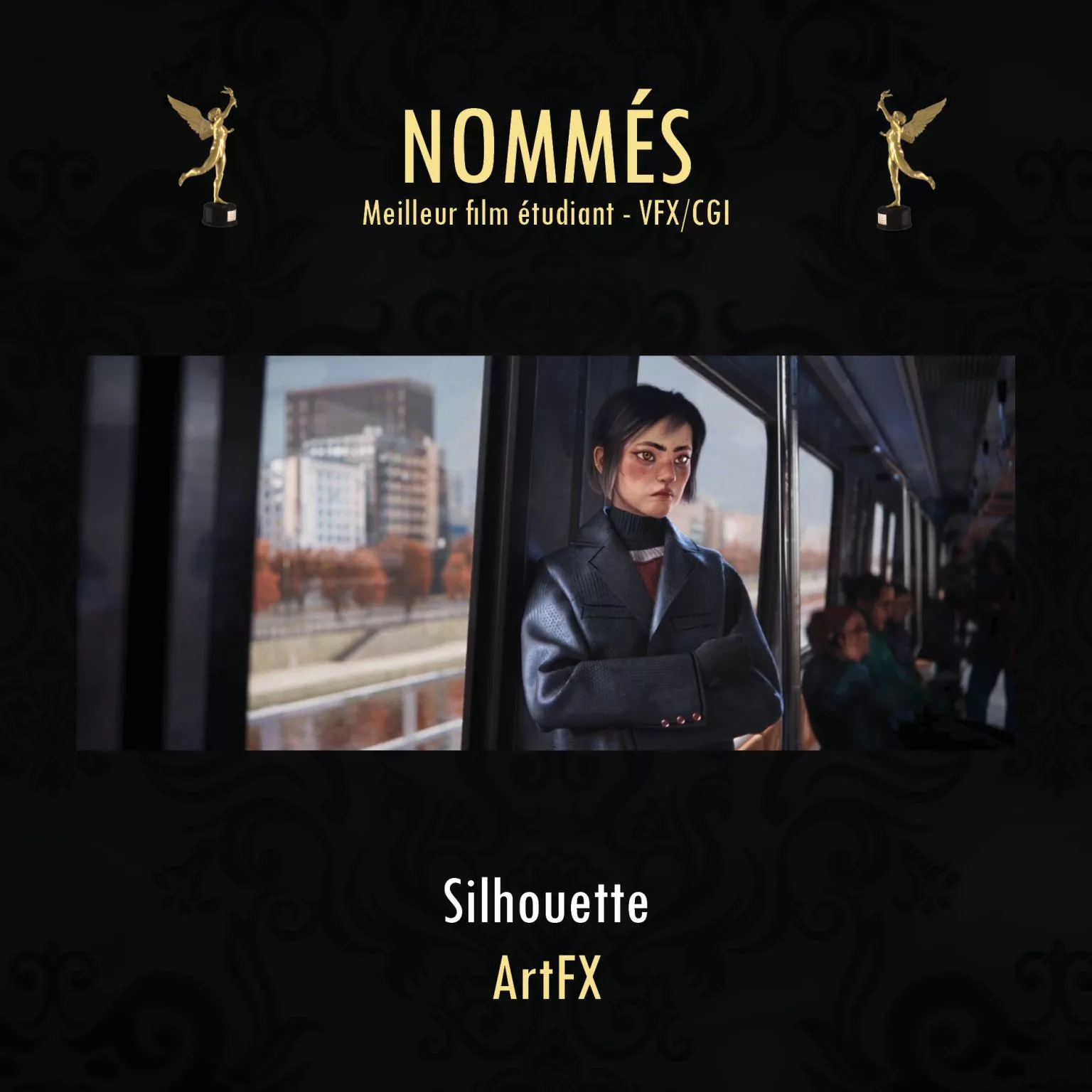 'Silhouette', ArtFX's Student VFX Film, is nominated to the 2024 Genie Award.