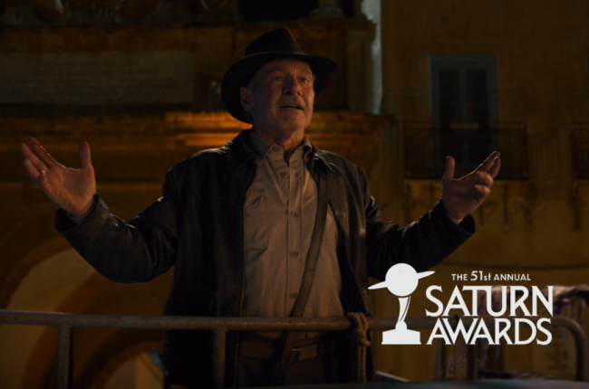 'Indiana Jones and the Dial of Destiny', showcasing VFX by The Yard, wins multiple Saturn Awards, including 'Best Fantasy Film'.