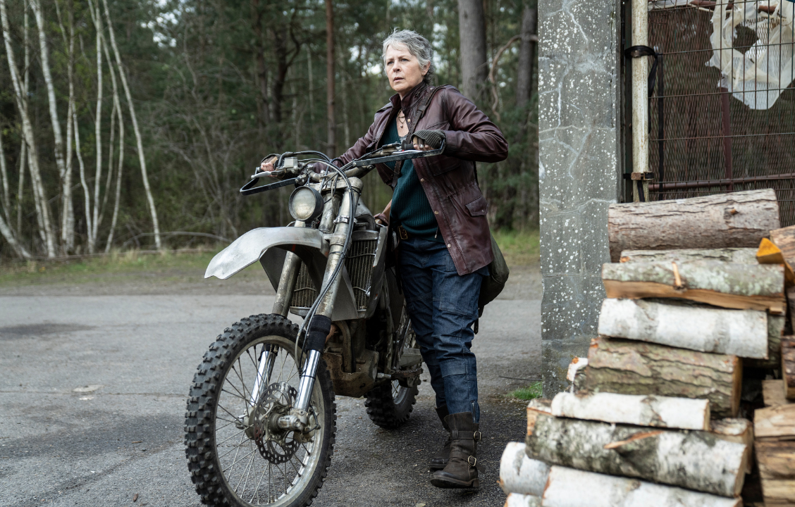Melissa McBride as Carol Peletier in 'The Walking Dead: Daryl Dixon' Season 2 AMC Networks, a series for which France VFX studio The Yard provided its expertise.