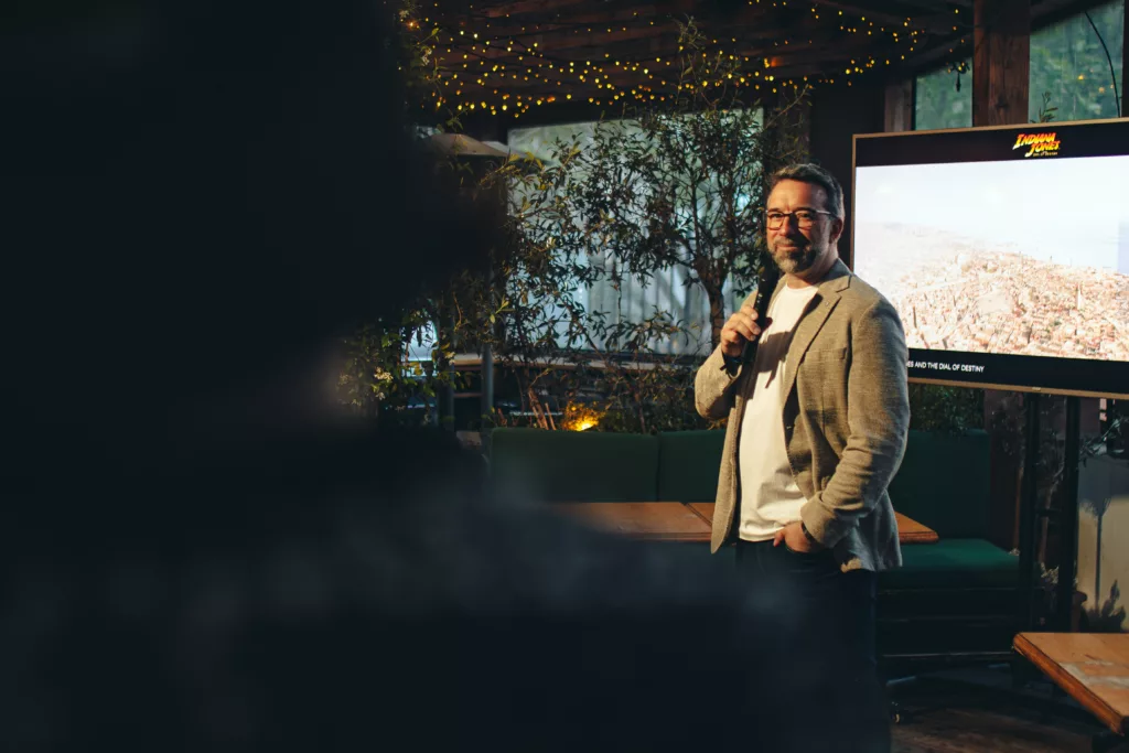 Laurens Ehrmann, Founder and Senior VFX Supervisior of France's VFX studio The Yard, thanked all current and former employees, clients and partners in shaping the studio's success during its 10th anniversary celebration.