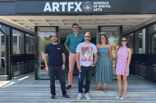 The France VFX studio The Yard participated in the 2024 graduation jury and job dating day of the famous VFX school ArtFX.