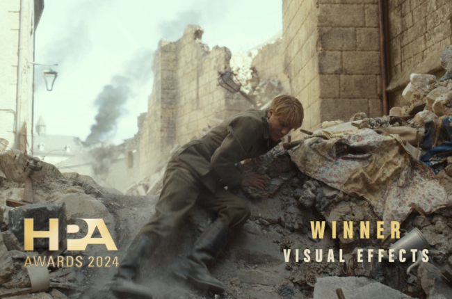 The Yard wins a HPA Award for its VFX work on "All The Light We Cannot See", a mini-series directed by Shawn Levy for Netflix.