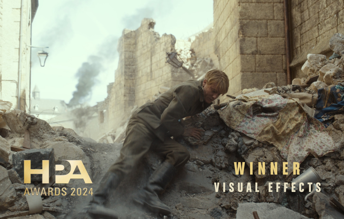 The Yard wins a HPA Award for its VFX work on "All The Light We Cannot See", a mini-series directed by Shawn Levy for Netflix.
