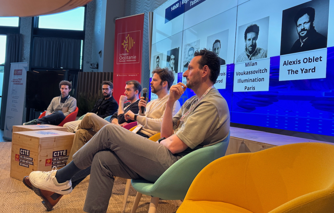 The Yard's CTO, Alexis Oblet, presented The Yard's USD strategy and shared insights alongside other French experts from Illumination and Superprod.