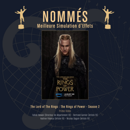 Genie_Awards_2025_best_fx The Yard is nominated for the 2025 Genie awards in the Best FX category for its work on The Rings of Power-Season 2.