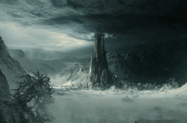 Atmospheric blast over Forodwaith in Prime Video's The Rings of Power - Season 2, crafted with visual effects by France-based studio The Yard.