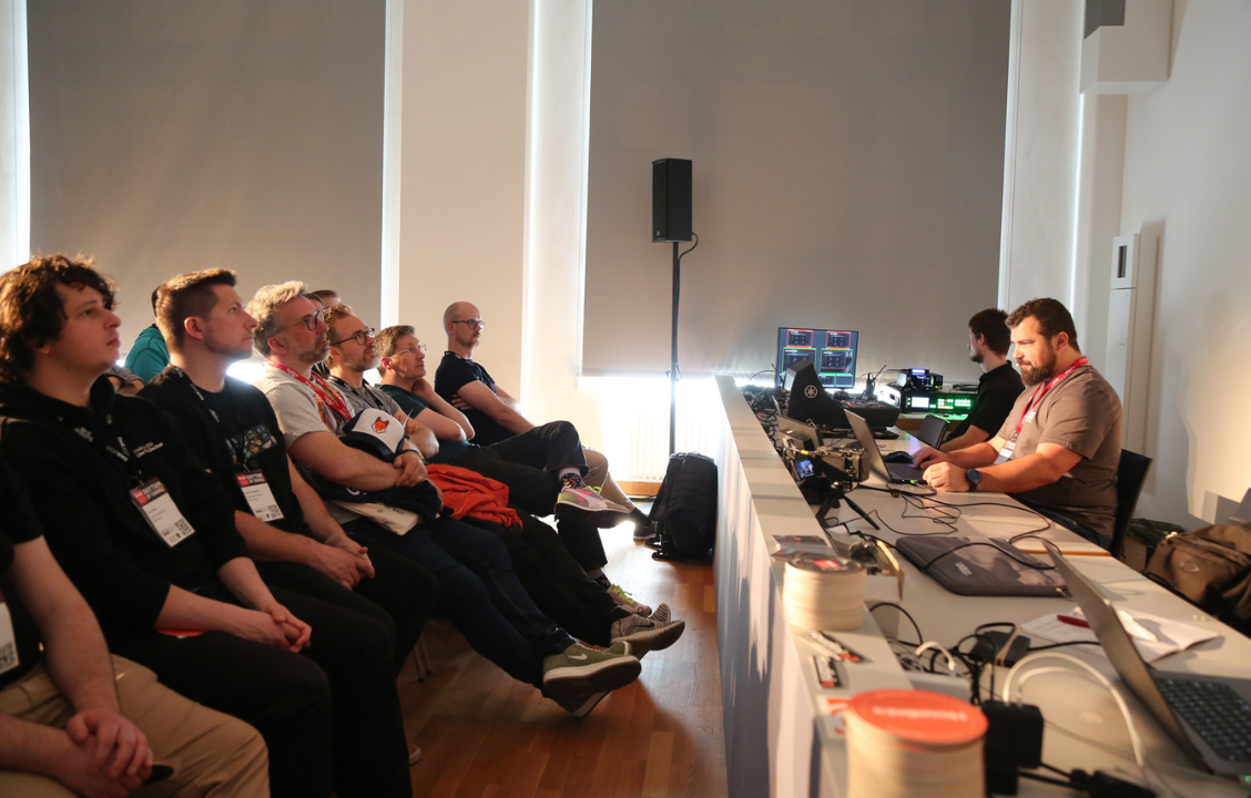 Fabian Nowak, Head of FX at France-based VFX studio The Yard, hosting his conference on the heavy FX simulations of The Rings of Power - Season 2 during FMX 2025.